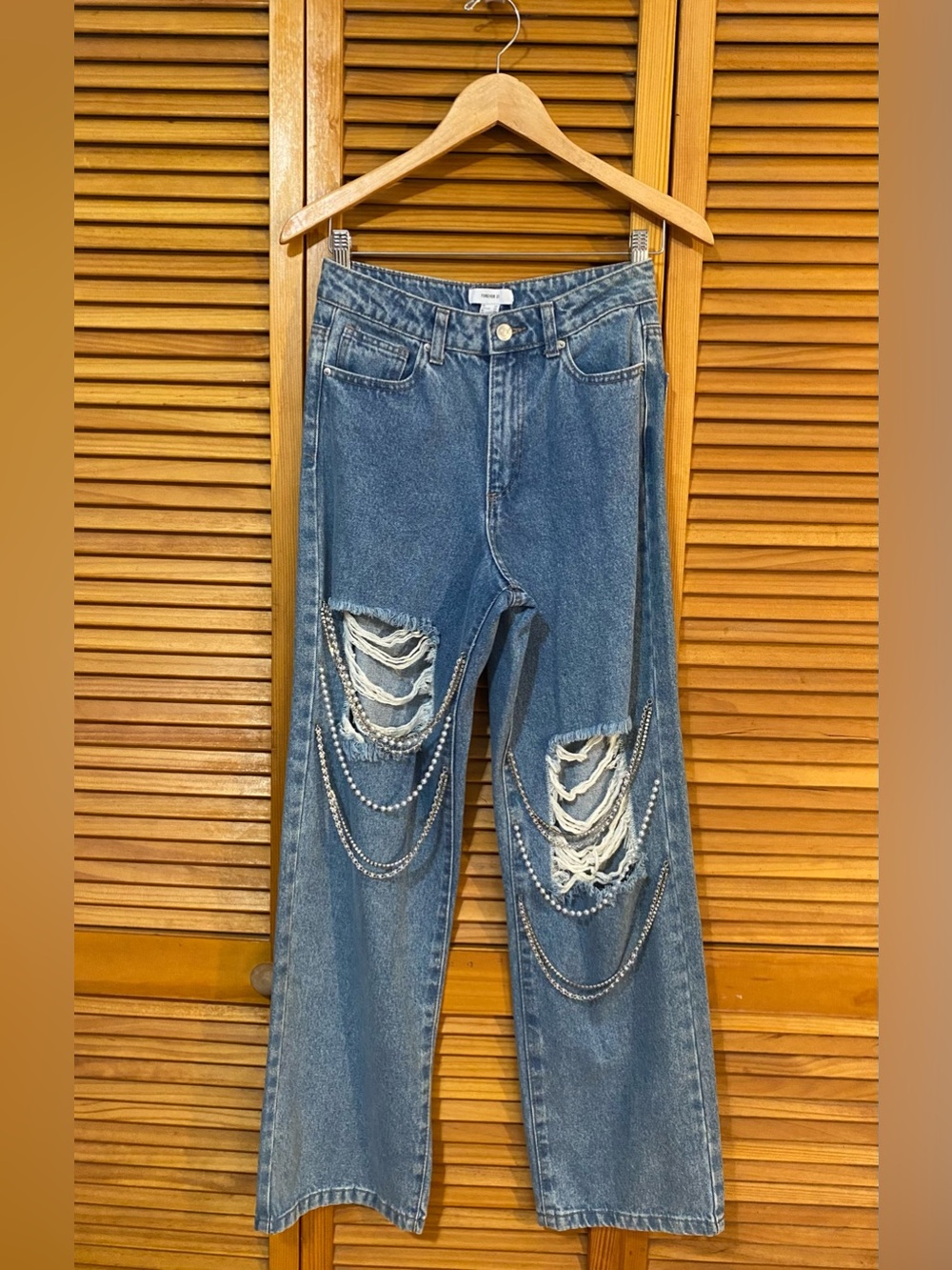 ✨NWOT Fancy jeans by Forever 21 • 100% cotton - Picture 8 of 12